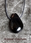 Preview: Hexenshop Dark Phönix Obsidian Drop Shape gebohrt